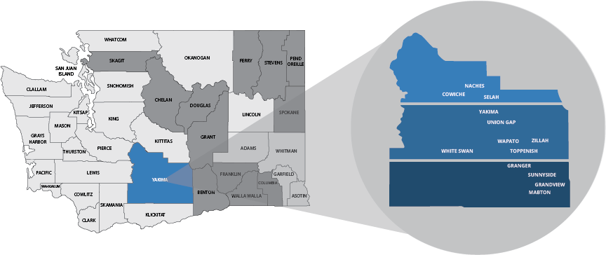 Yakima Valley Trends Our Home map